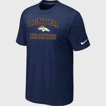 Denver Broncos Heart & Soul D.Blue T-Shirt