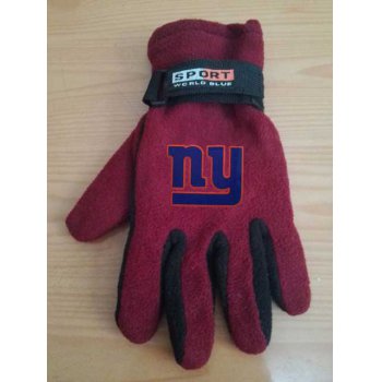New York Giants NFL Adult Winter Warm Gloves Burgundy