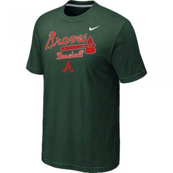 Nike MLB Atlanta Braves 2014 Home Practice T-Shirt - Dark Green