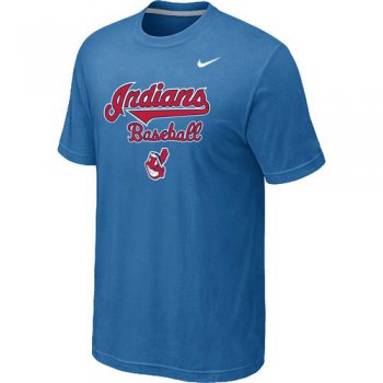Nike MLB Cleveland Indians 2014 Home Practice T-Shirt - light Blue
