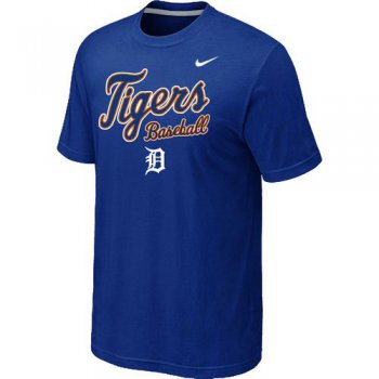Nike MLB Detroit Tigers 2014 Home Practice T-Shirt - Blue