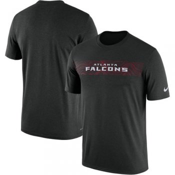 Atlanta Falcons Nike Black Sideline Seismic Legend T-Shirt