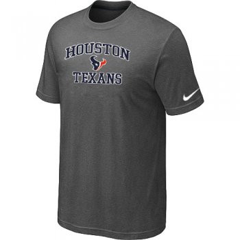Houston Texans Heart Soul Dark grey T-Shirt