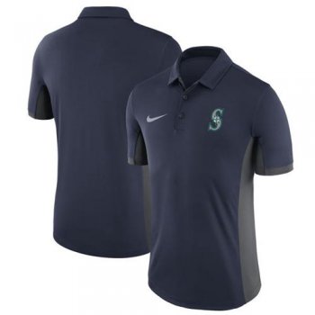 Men's Seattle Mariners Nike Navy Franchise Polo