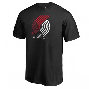 Men's Portland Trail Blazers Fanatics Branded Black X-Ray T-Shirt