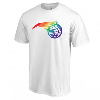 Men's Orlando Magic White Fanatics Branded Team Pride V-Neck T-Shirt