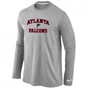 Nike Atlanta Falcons Heart & Soul Long Sleeve T-Shirt Grey