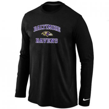 Nike Baltimore Ravens Heart & Soul Long Sleeve T-Shirt Black