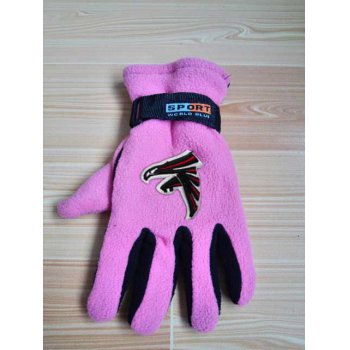 Atlanta Falcons NFL Adult Winter Warm Gloves Pink