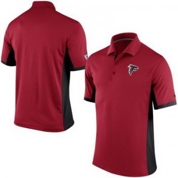 Men's Atlanta Falcons Nike Red Team Issue Performance Polo