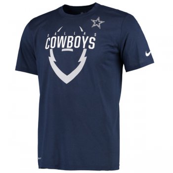 Men's Dallas Cowboys Nike Navy Legend Icon Performance T-Shirt