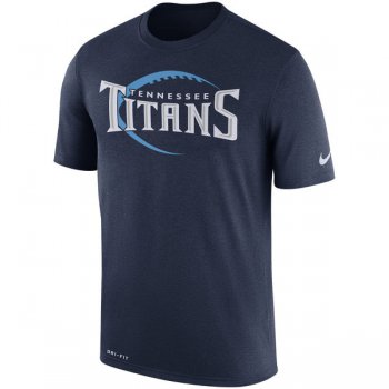 Men's Tennessee Titans Nike Navy Legend Icon Performance T-Shirt