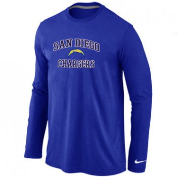 Nike San Diego Chargers Heart & Soul Long Sleeve T-Shirt Blue
