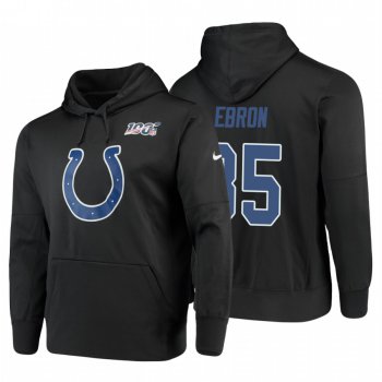 Indianapolis Colts #85 Eric Ebron Nike NFL 100 Primary Logo Circuit Name & Number Pullover Hoodie Anthracite