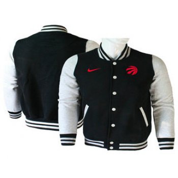 Men's Toronto Raptors Black Stitched NBA Jacket