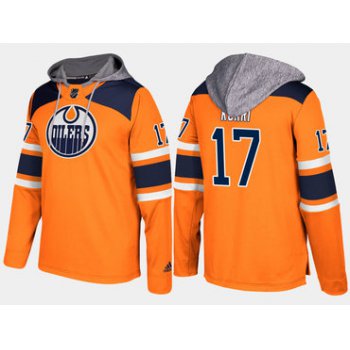 Adidas Edmonton Oilers 17 Jari Kurri Orange Name And Number Hoodie