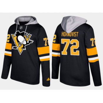 Adidas Pittsburgh Penguins 72 Patric Hornqvist Name And Number Black Hoodie