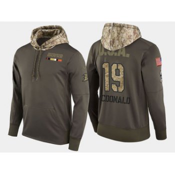 Nike Anaheim Ducks 19 Andy Mcdonald Retired Olive Salute To Service Pullover Hoodie