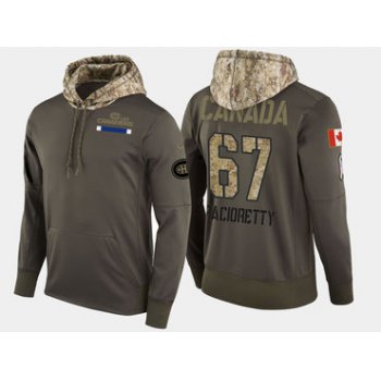 Nike Montreal Canadiens 67 Max Pacioretty Olive Salute To Service Pullover Hoodie
