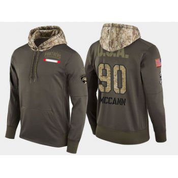 Nike Florida Panthers 90 Jared Mccann Olive Salute To Service Pullover Hoodie