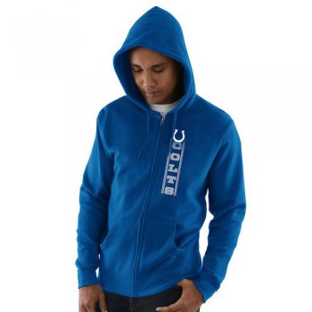 Indianapolis Colts Hook and Ladder Full-Zip Hoodie - Royal