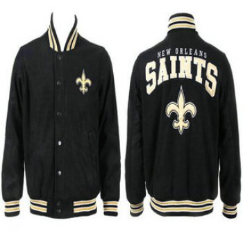New Orleans Saints Black Jacket FG