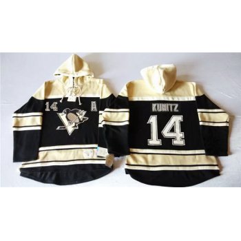 Old Time Hockey Pittsburgh Penguins #14 Black Hoodie