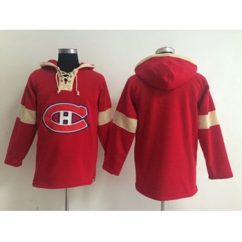 2014 Old Time Hockey Montreal Canadiens Blank Red Hoodie
