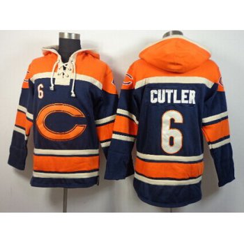 Chicago Bears #6 Jay Cutler 2014 Blue Hoodie