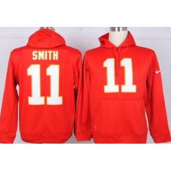 Nike Kansas City Chiefs #11 Alex Smith Red Hoodie