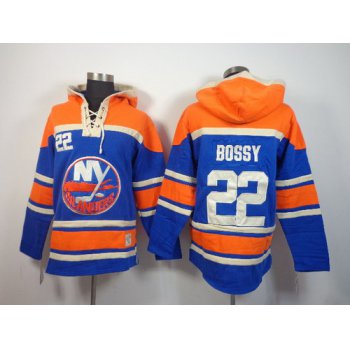 Old Time Hockey New York Islanders #22 Mike Bossy Light Blue Hoodie