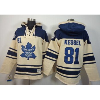 Old Time Hockey Toronto Maple Leafs #81 Phil Kessel Cream Hoodie