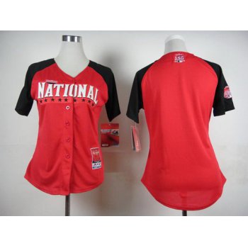Women's National League Blank 2015 MLB All-Star Red Cool Base Jersey