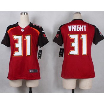 Women's Tampa Bay Buccaneers #31 Major Wright Red Team Color NFL Nike Game Jersey