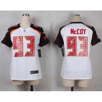 Women's Tampa Bay Buccaneers #93 Gerald McCoy White Road NFL Nike Game Jersey