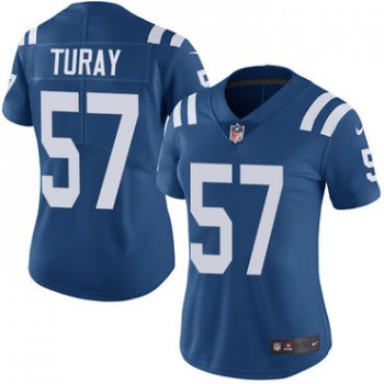 Nike Colts #57 Kemoko Turay Royal Blue Team Color Women's Stitched NFL Vapor Untouchable Limited Jersey