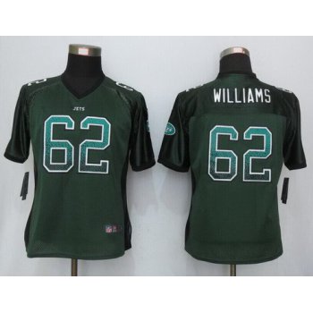 Women's New York Jets #62 Leonard Williams Green Drift Fashion NFL Nike Jersey