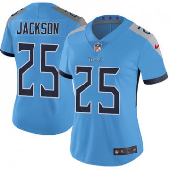 Nike Titans #25 Adoree' Jackson Light Blue Team Color Women's Stitched NFL Vapor Untouchable Limited Jersey