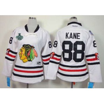 Women's Chicago Blackhawks #88 Patrick Kane 2015 Stanley Cup 2015 Winter Classic White Jersey