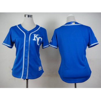 Women's Kansas City Royals Blank 2014 Blue Jersey