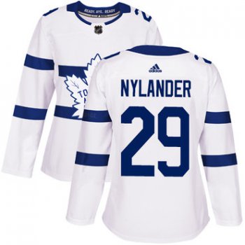 Adidas Toronto Maple Leafs #29 William Nylander White Authentic 2018 Stadium Series Women's Stitched NHL Jersey