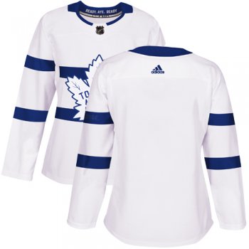 Adidas Toronto Maple Leafs Blank White Authentic 2018 Stadium Series Women's Stitched NHL Jersey