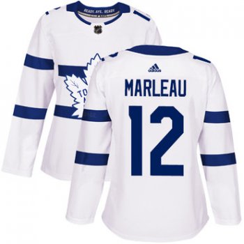 Adidas Toronto Maple Leafs #12 Patrick Marleau White Authentic 2018 Stadium Series Women's Stitched NHL Jersey