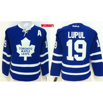 Toronto Maple Leafs #19 Joffrey Lupul Blue Womens Jersey