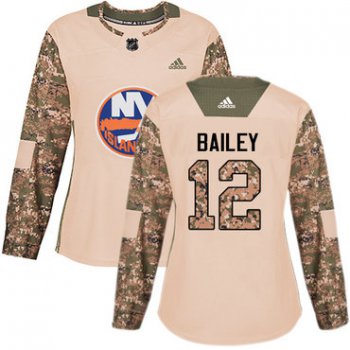 Adidas New York Islanders #12 Josh Bailey Camo Authentic 2017 Veterans Day Women's Stitched NHL Jersey