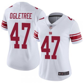 Nike Giants #47 Alec Ogletree White Women's Stitched NFL Vapor Untouchable Limited Jersey
