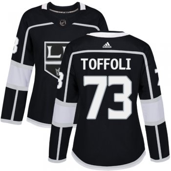 Adidas Los Angeles Kings #73 Tyler Toffoli Black Home Authentic Women's Stitched NHL Jersey