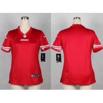 Nike San Francisco 49ers Blank Red Game Womens Jersey