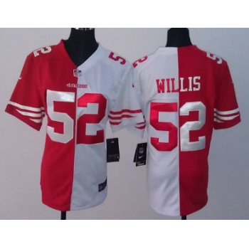Nike San Francisco 49ers #52 Patrick Willis Red/White Two Tone Womens Jersey