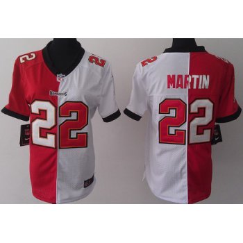 Nike Tampa Bay Buccaneers #22 Doug Martin Red/White Two Tone Womens Jersey